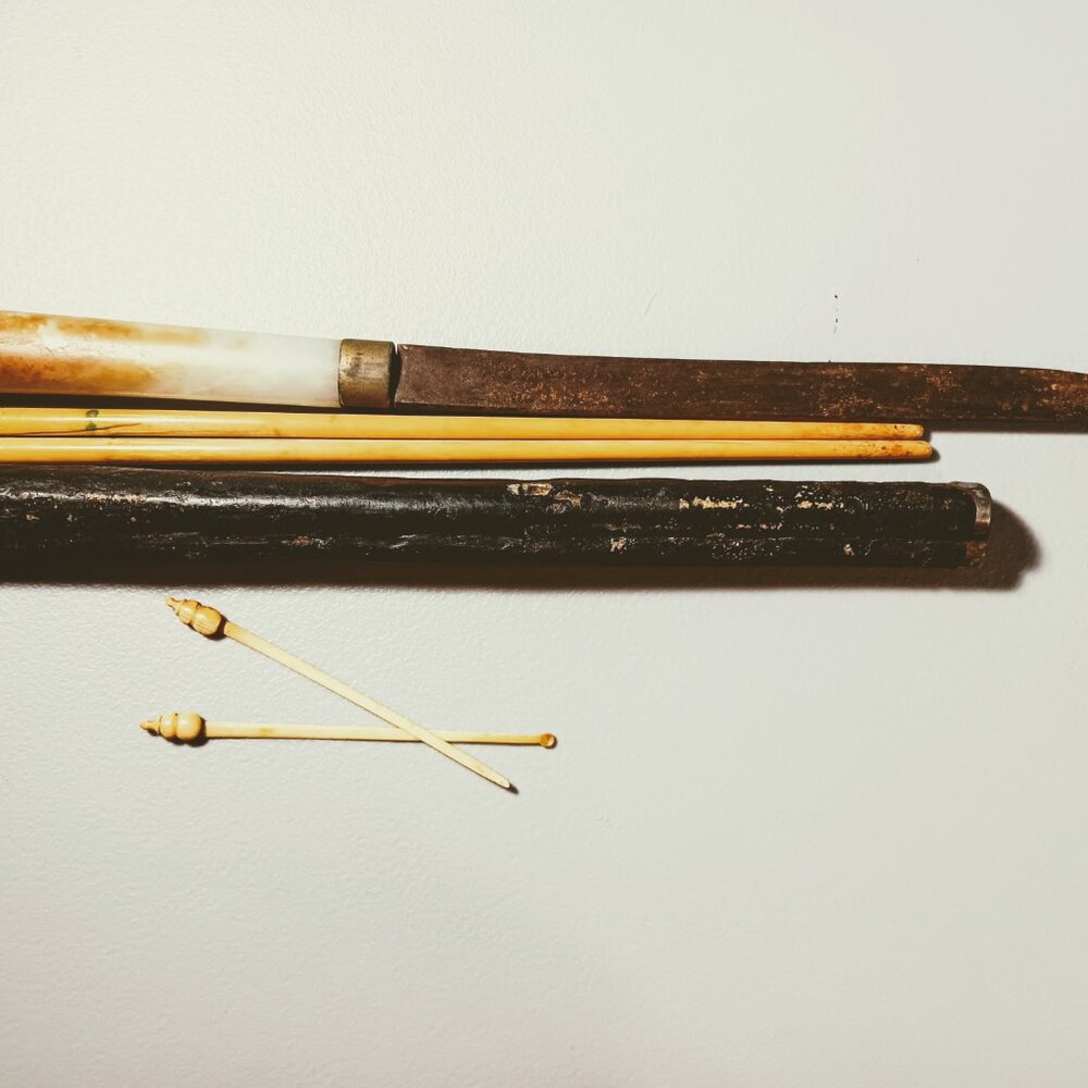 *Sold on eBay!!* Antique Chinese Traveling Trousse